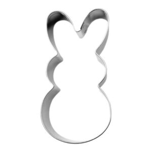 2 Mini Easter Bunny Rabbit Metal Cookie Cutter #NM2035
