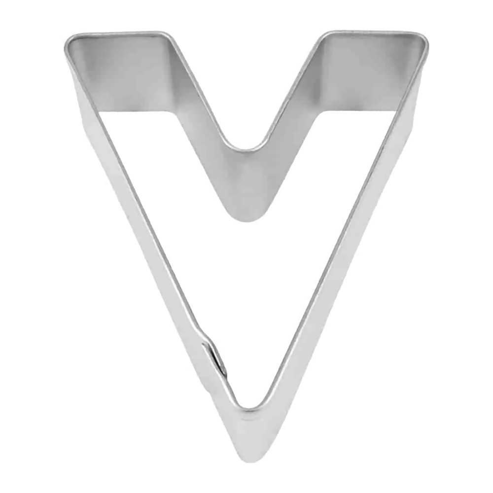Varsity Letter V Cookie Cutter/Dishwasher Safe