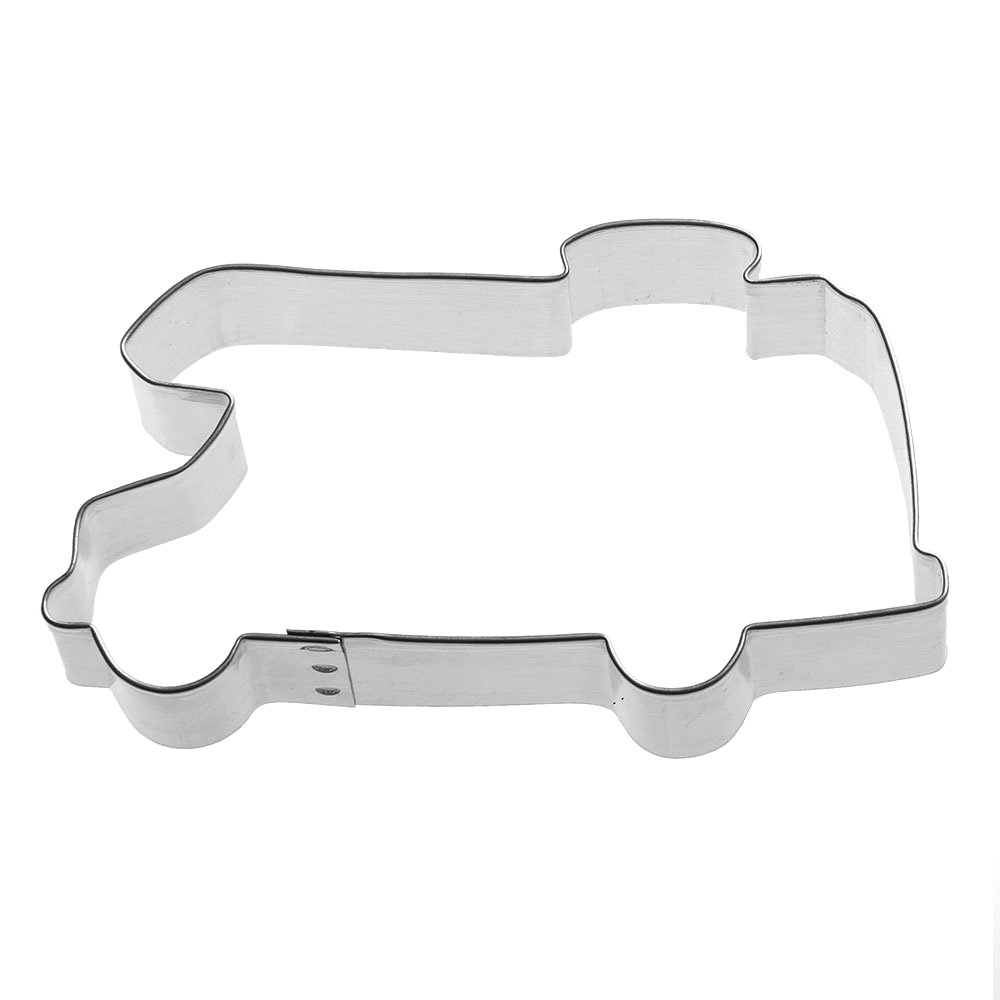 4.25" RV Camper Trailer Cookie Cutter Tin Steel Camping Travel Road Trip Party