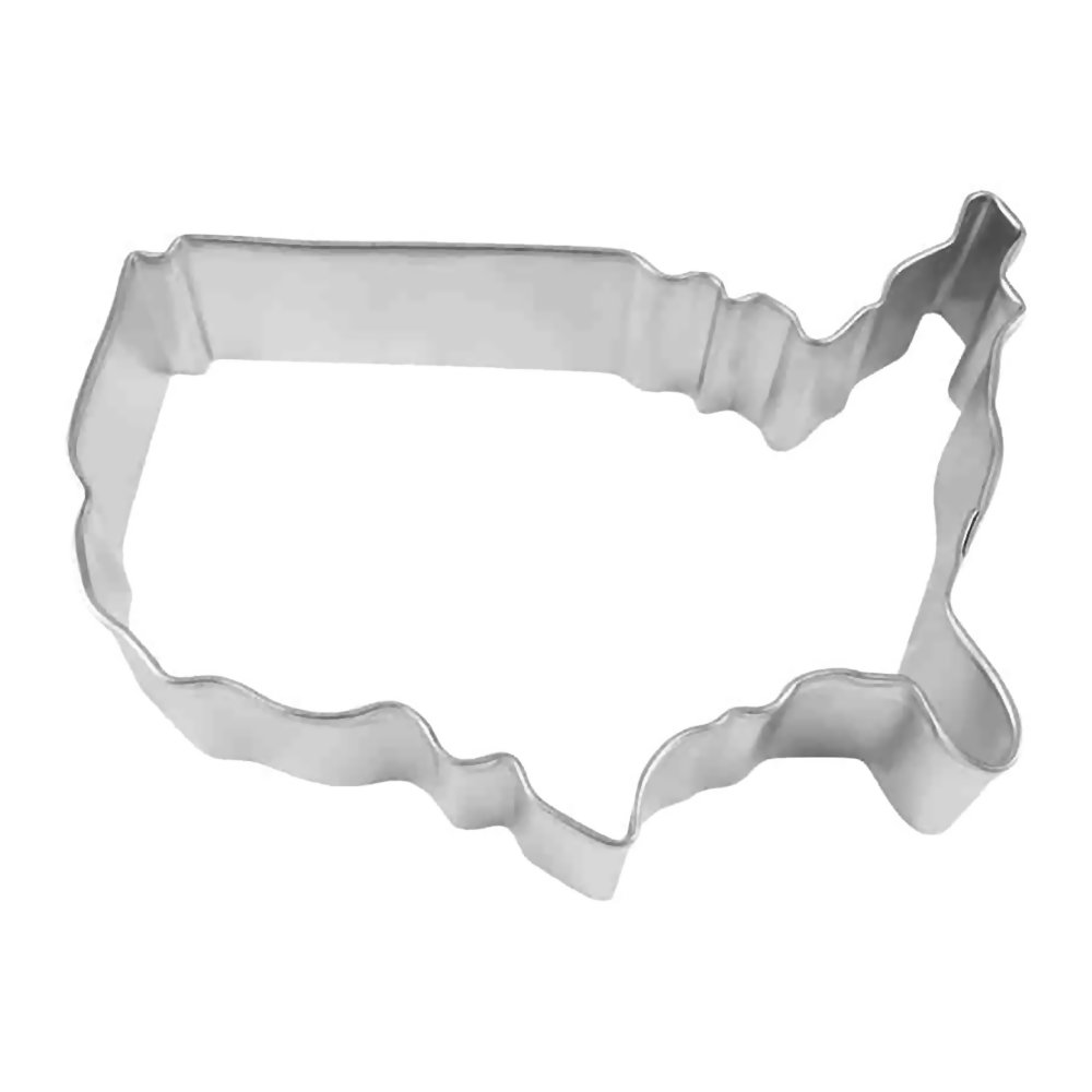 4 Nebraska NE Cookie Cutter Tin Steel USA Map Outline The Cornhusker State