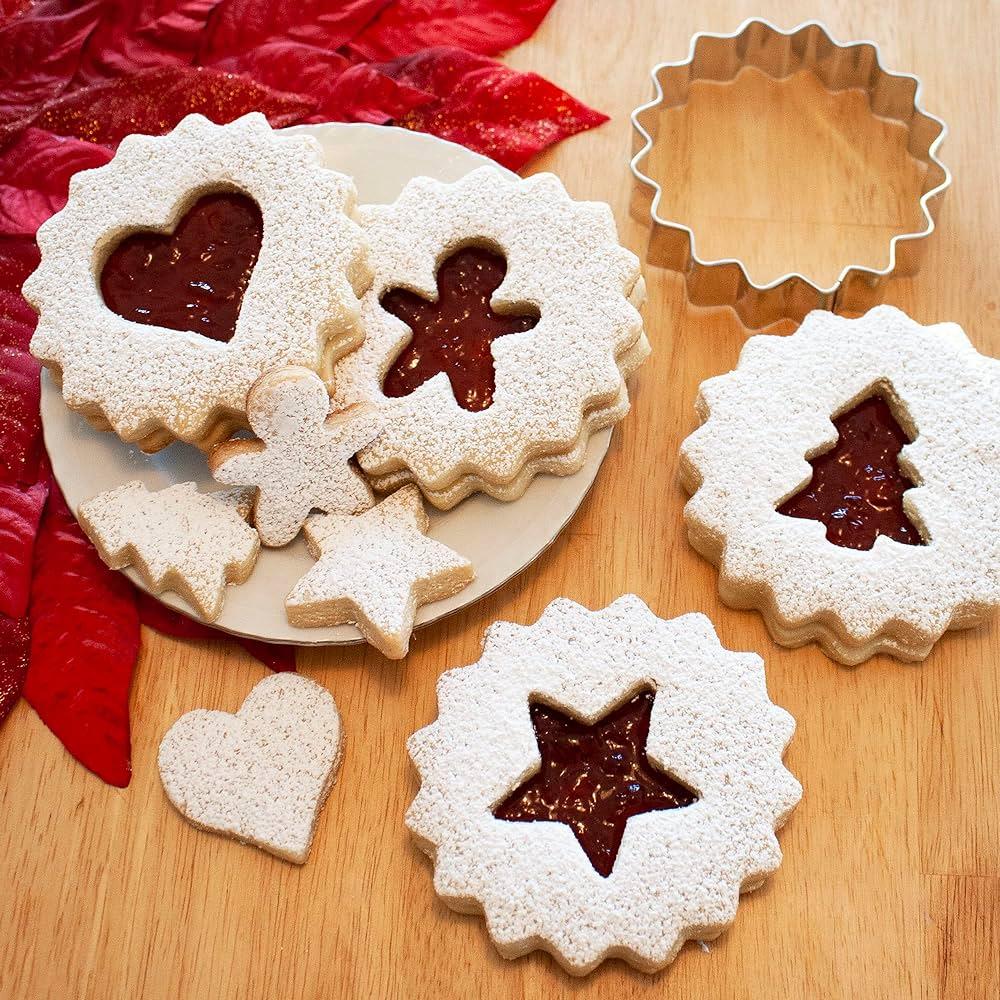 Linzer Tart Cookies The Cookie Cutter Shop
